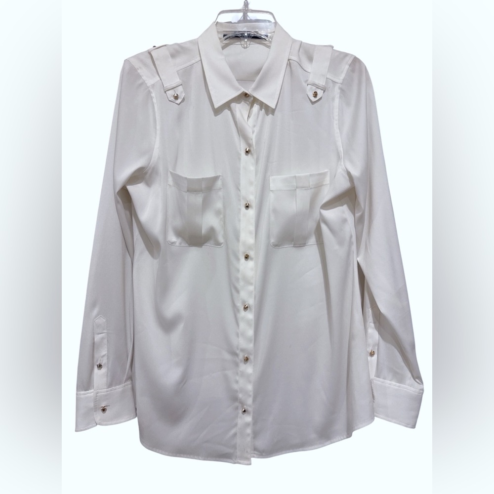 Ivanka Trump Elegant Ivory Women's Blouse
